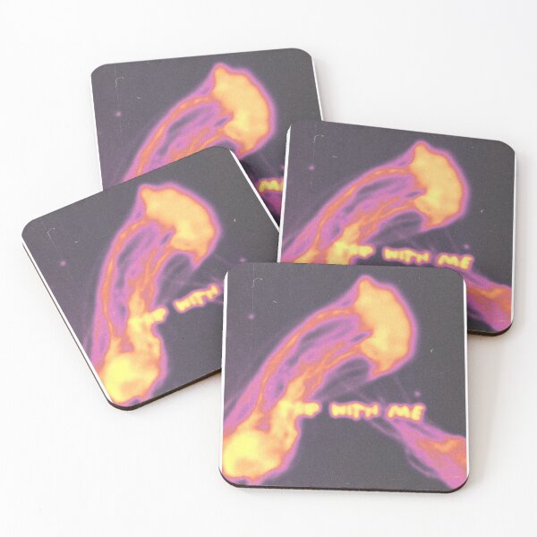 Item preview, Trip With Me, trippy vintage thermal look of jellyfishes - aesthetic designed and sold by itisjakob.