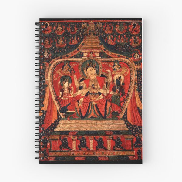 Item preview, Mandala 86 Ushnishavijaya Buddhist Deity Tangka designed and sold by GuyBlank.