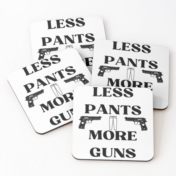 Item preview, Less Pants More Guns designed and sold by SquishStitches.