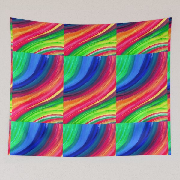 Item preview, Rainbow Marble Abstract Art designed and sold by newburyboutique.