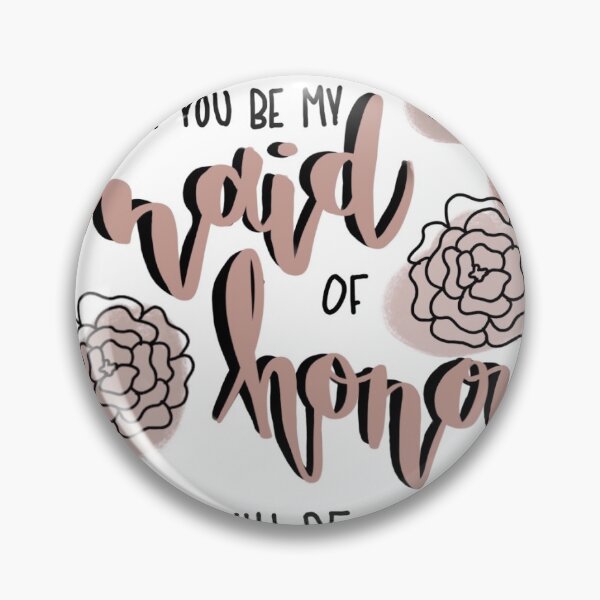 Item preview, Will you be my maid of honour? Maid of honour: popping the question designed and sold by CactusAndCoffee.
