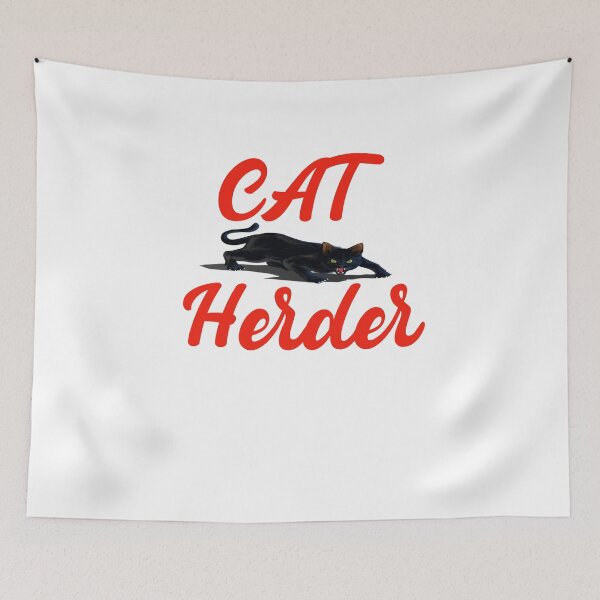 Item preview, cat herder designed and sold by DreamBigStore.