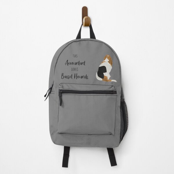 Item preview, This Accountant Loves Basset Hounds designed and sold by Little Fuzz Shop.