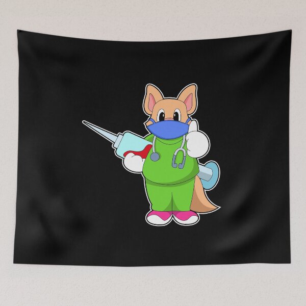 Item preview, Cat at Vaccination with Syringe designed and sold by Snabdesign84.
