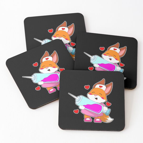 Item preview, Fox as Nurse with Syringe designed and sold by Snabdesign84.