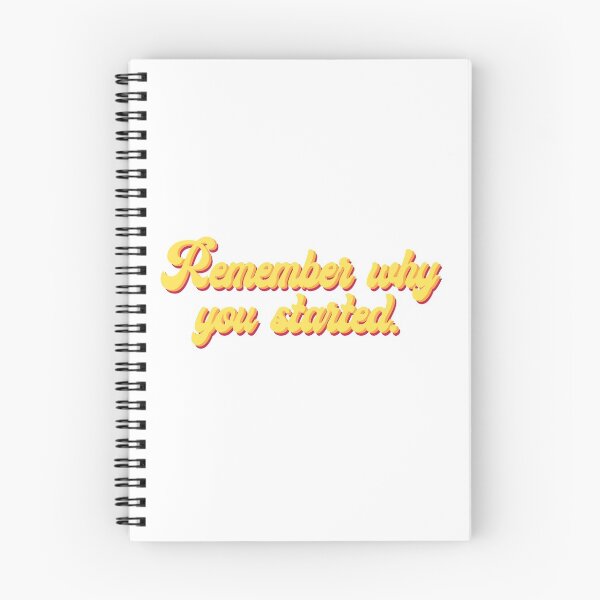 Item preview, Remember why you started - Yellow 3D designed and sold by KarolinaPaz.