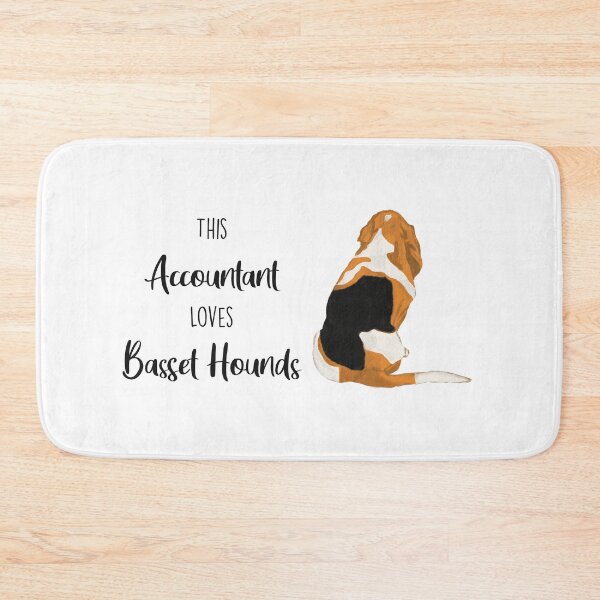 Item preview, This Accountant Loves Basset Hound | Tri-Colour designed and sold by Little Fuzz Shop.