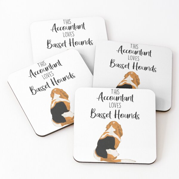Item preview, This Accountant Loves Basset Hound | Tri-Colour designed and sold by Little Fuzz Shop.