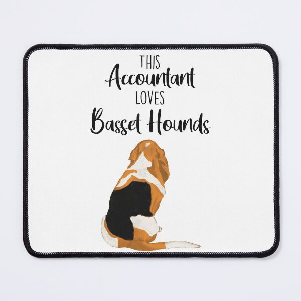 Item preview, This Accountant Loves Basset Hound | Tri-Colour designed and sold by Little Fuzz Shop.