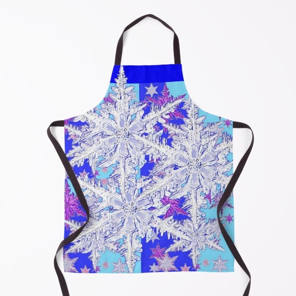 Item preview, WINTER HOLIDAY SNOWFLAKES ABSTRACT BLUE ART designed and sold by sharlesart.