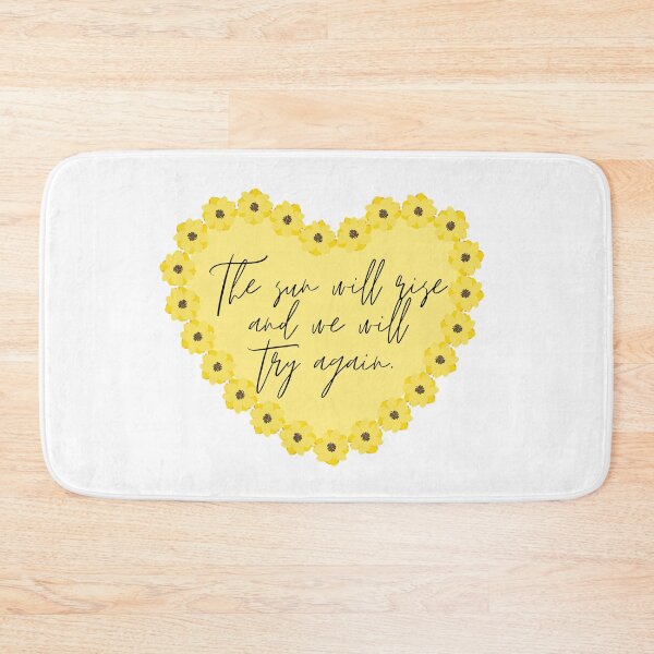 Item preview, The sun will rise and we will try again - Heart designed and sold by KarolinaPaz.