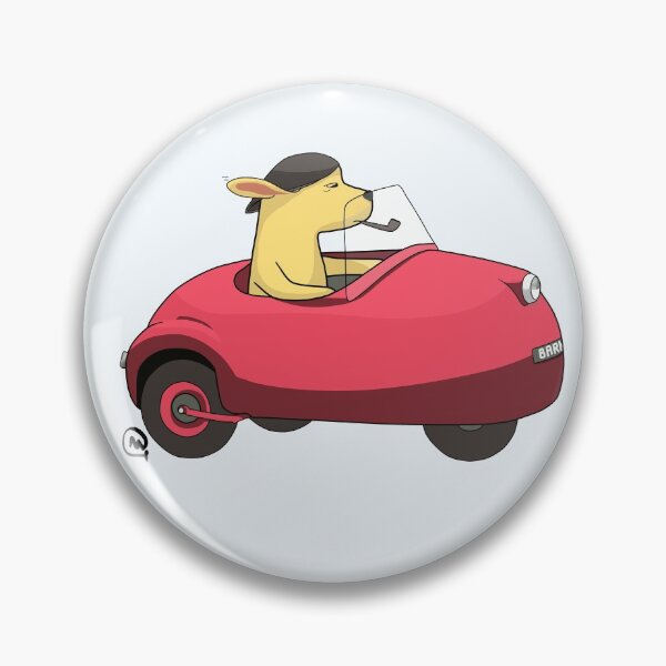 Item preview, Dog Driving A Car Red - Funny Dog Animals designed and sold by ViewerEqualsPhoton.