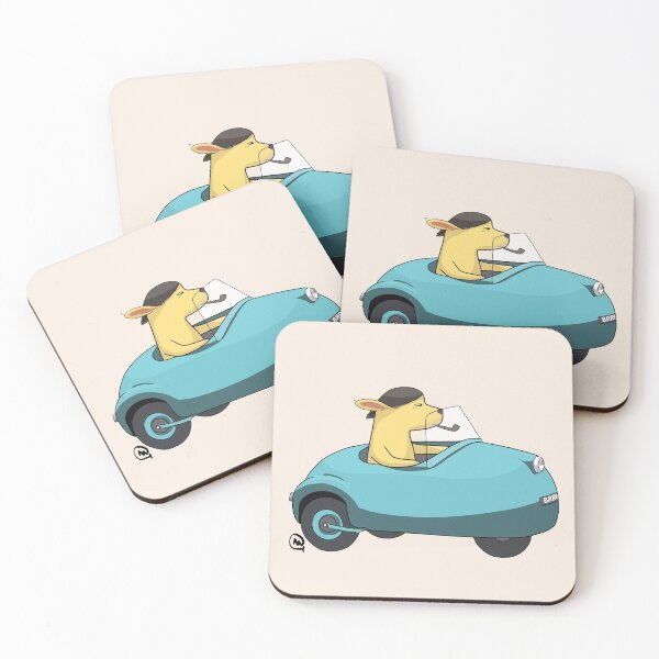 Item preview, Dog Driving A Car Blue - Funny Dog Animals designed and sold by ViewerEqualsPhoton.
