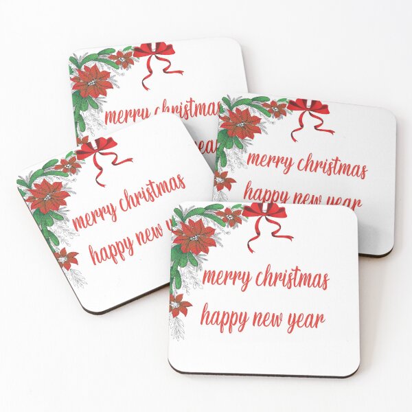 Item preview, merry christmas happy new year designed and sold by rachidkams.