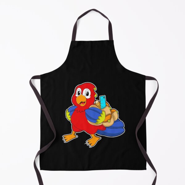 Item preview, Parrot as Student with Backpack designed and sold by Snabdesign84.