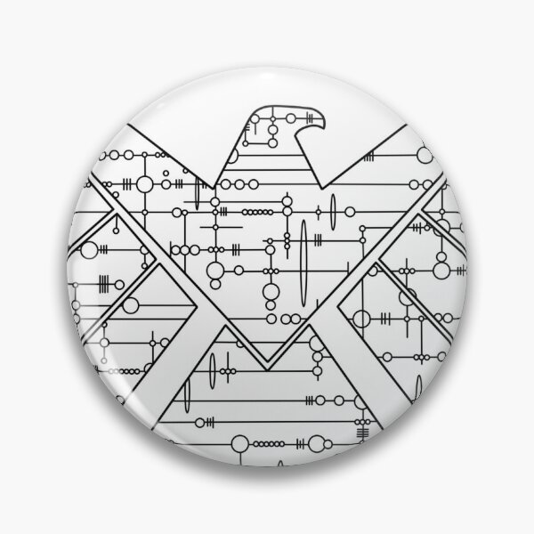 Item preview, Shield - Kree writing designed and sold by TheDevilsArt.