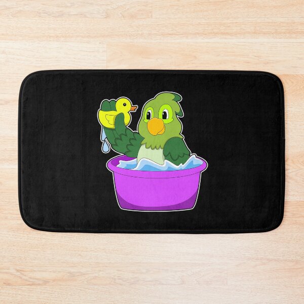 Item preview, Parrot in Bathtub with Duck designed and sold by Snabdesign84.