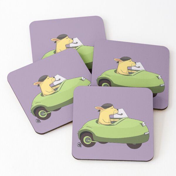 Item preview, Dog Driving A Car Green Apple - Funny Dog Animals designed and sold by ViewerEqualsPhoton.
