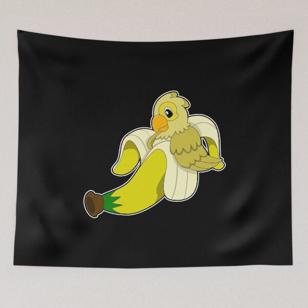Item preview, Parrot with Banana designed and sold by Snabdesign84.