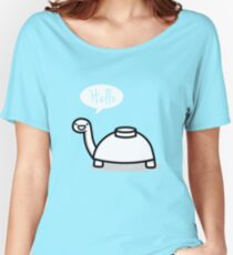 Mine turtle stops by to say hello Women's Relaxed Fit T-Shirt