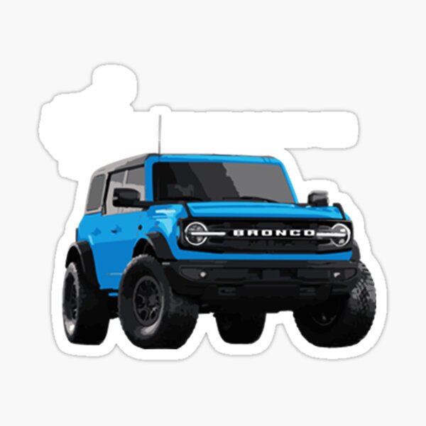 Bronco  Wildtrak Velocity Blue Sticker