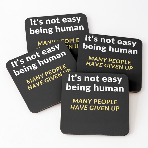 Item preview, It's not easy being human designed and sold by Jasmin's Fashion World.