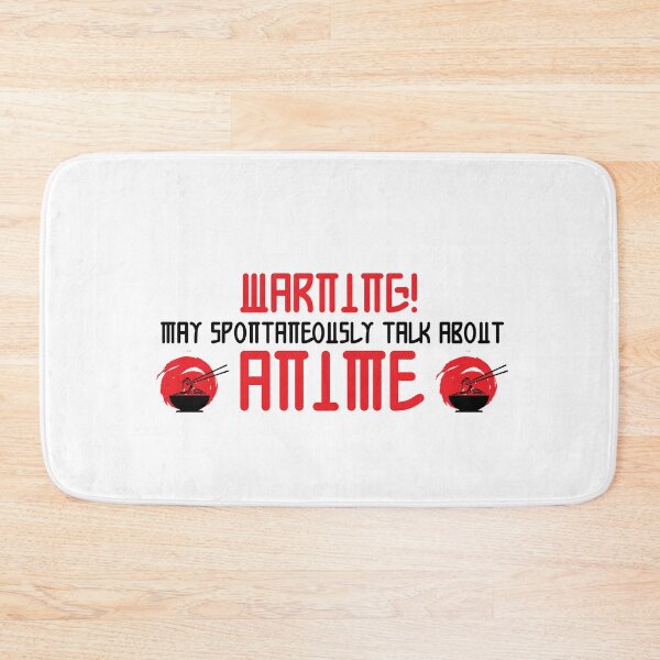 Item preview, Warning May Spontaneously Talk About Anime designed and sold by ErmessThiings.