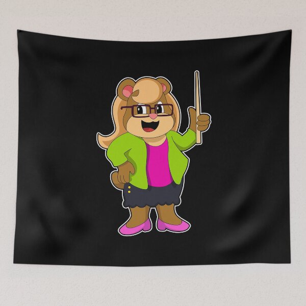 Item preview, Bear Teacher Pointer stick School designed and sold by Snabdesign84.