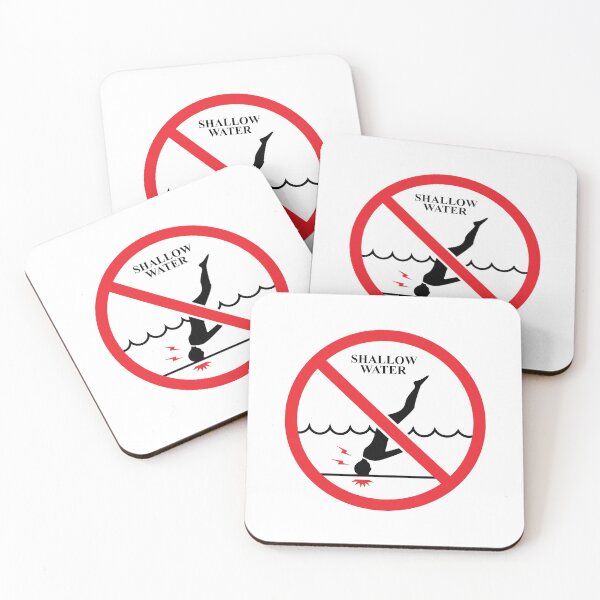 Item preview, Shallow Water - No Diving designed and sold by Raika-Kokuin.