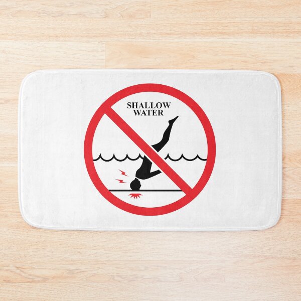 Item preview, Shallow Water - No Diving designed and sold by Raika-Kokuin.