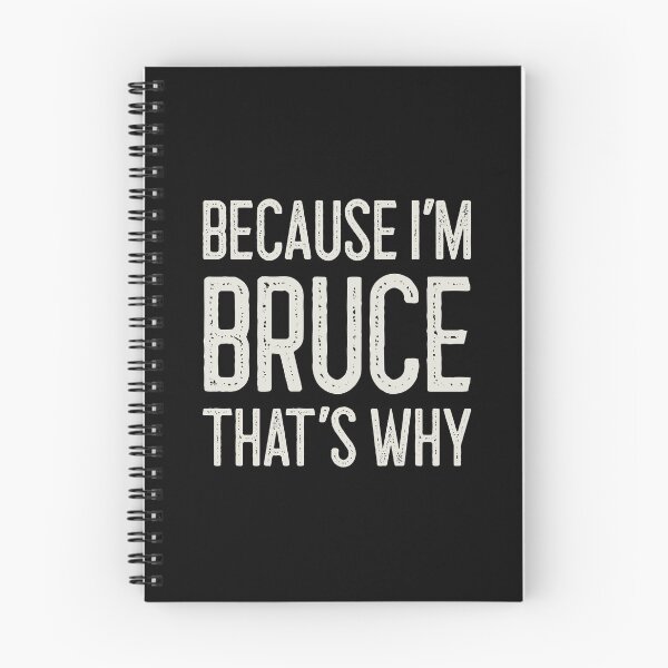 Item preview, Because I’m Bruce That’s Why Funny Personalized Name designed and sold by MariosNydras.