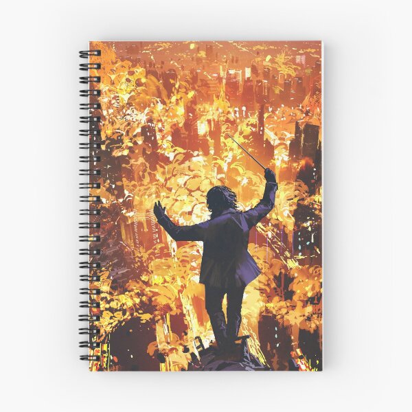 Item preview, Burning City Symphony designed and sold by ONORMAL.