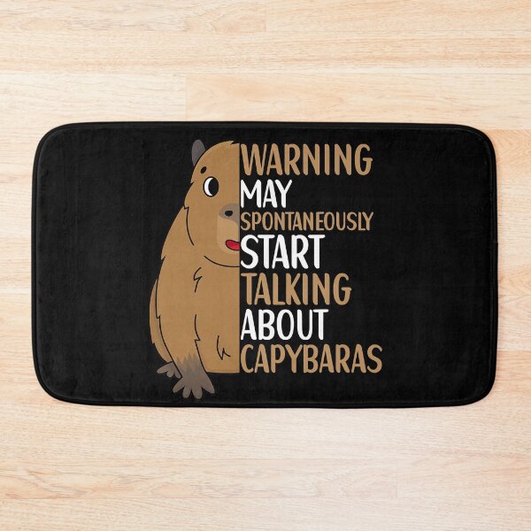 Item preview, Capybara Art Animal Quote for Capybara Lovers designed and sold by ShopRedSquares.