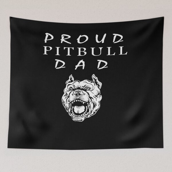 Item preview, proud pitbull dad designed and sold by mohcine92.