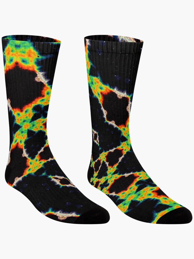 Thumbnail 3 of 5, Socks, Heat Signature designed and sold by ArtsyPrincess.