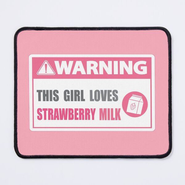Item preview, This girl loves strawberry milk designed and sold by Lazy Factory.