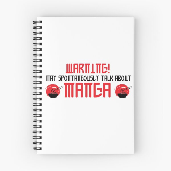 Item preview, Warning May Spontaneously Talk About Manga designed and sold by ErmessThiings.