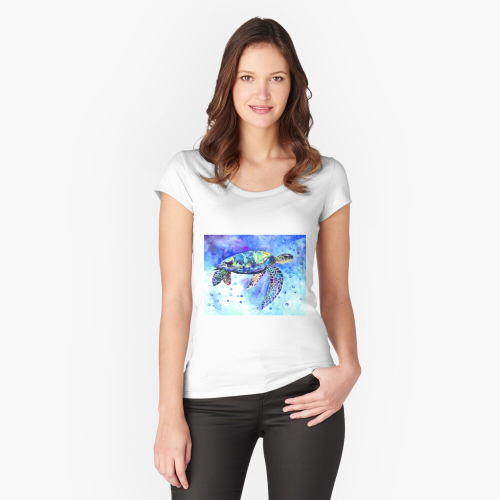 Item preview, Fitted Scoop T-Shirt designed and sold by surenart.