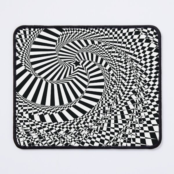 Item preview, Starburst Black and White Optical Illusion Art by Bossy Cat Home designed and sold by BossyCatHome.