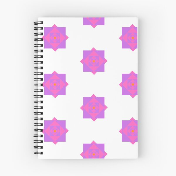 Aperçu de l'œuvre Motif de fleurs carrées violet/rose créée et vendue par ScubaSamurai.
