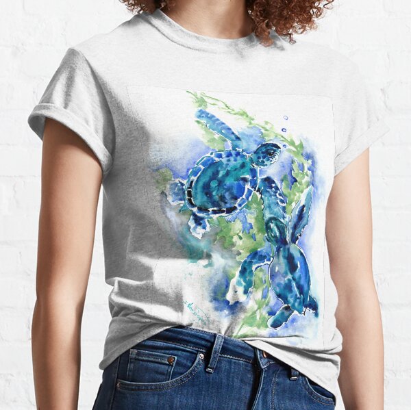 Item preview, Sea Turtles Turquoise BLue design designed and sold by surenart.
