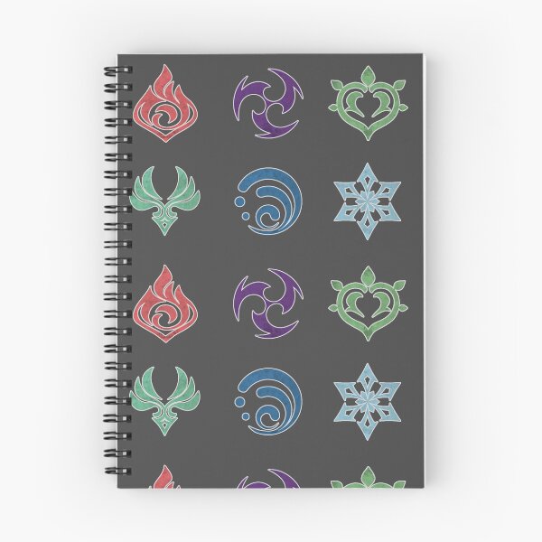 Item preview, Genshin Elements FanArt For Gaming Genshin Impact fans Pyro Electro Dendro Anemo Hydro Cryo designed and sold by MultiFandomFan.