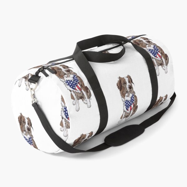 Item preview, Patriotic Red Australian Shepherd designed and sold by MountainLyonArt.