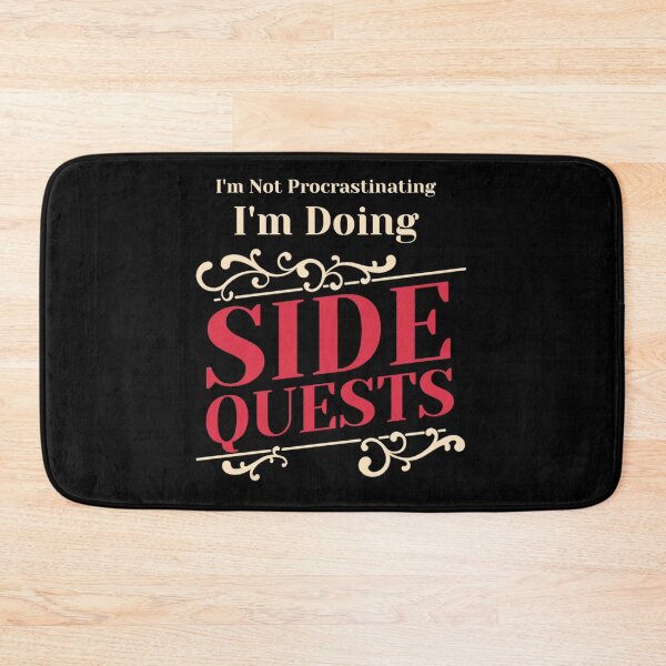 Item preview, Not Procrastinating Side Quests Funny RPG Gamer designed and sold by Paula Helit.