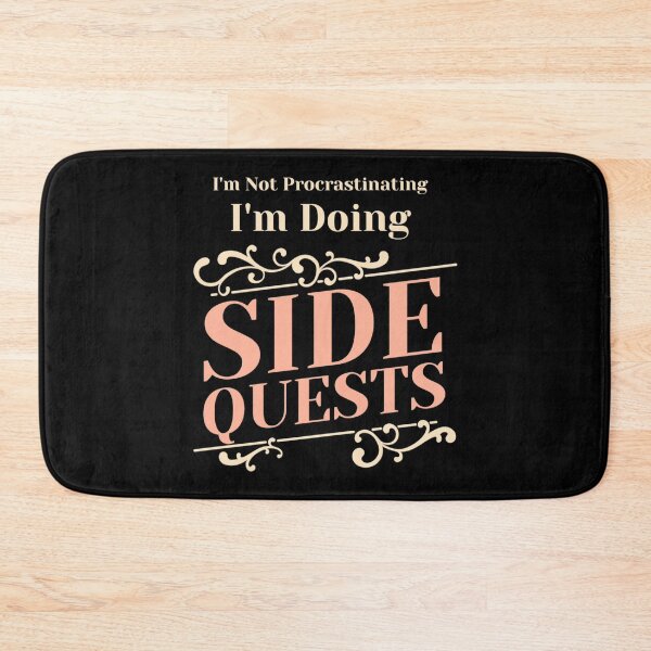 Item preview, Not Procrastinating Side Quests Funny RPG Gamer designed and sold by Paula Helit.