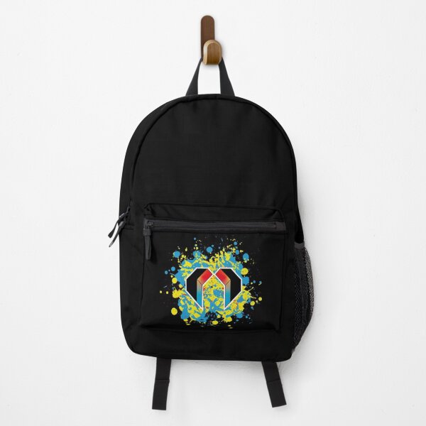 Item preview, The letter M on blobs of colored paint designed and sold by ElenaSteinbach.