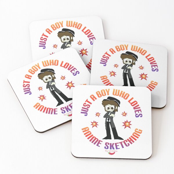 Item preview, Just a boy who loves anime and sketching  designed and sold by Umiska.