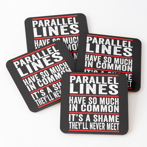 Item preview, Gift for High School Teacher - Parallel Lines have so much in common it's a shame they'II never meet - Funny Geometry Joke designed and sold by Leader Shirts.