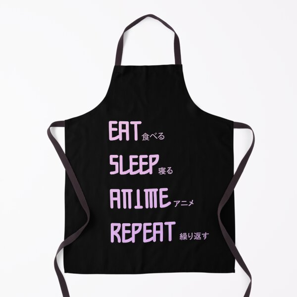Item preview, EAT SLEEP ANIME REPEAT designed and sold by ErmessThiings.