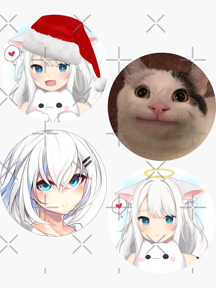 "Beluga discord 14" Sticker by RiFashionStop Redbubble